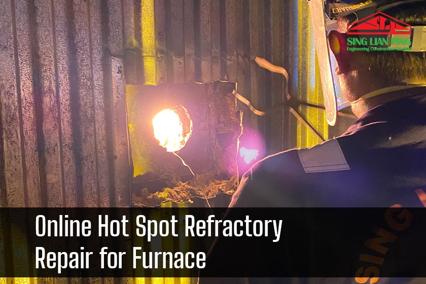 Online Hot Spot Refractory Repair for Furnace